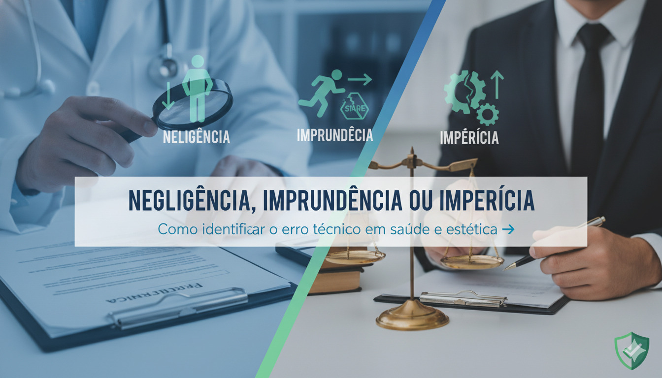 Diferenciação jurídica de erro profissional